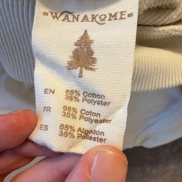 Wanakome Blue and Orange Cowl Neck Hoodie Size Medium - Picture 8 of 9